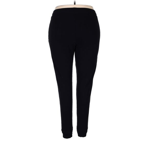 Ocio Classic SoftCore Jogger Black Mid Rise Organic Cotton Tencil Stretch Comfy - Picture 4 of 8